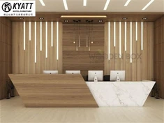 ألواح الجدران الخشبية المزخرفة للفنادق